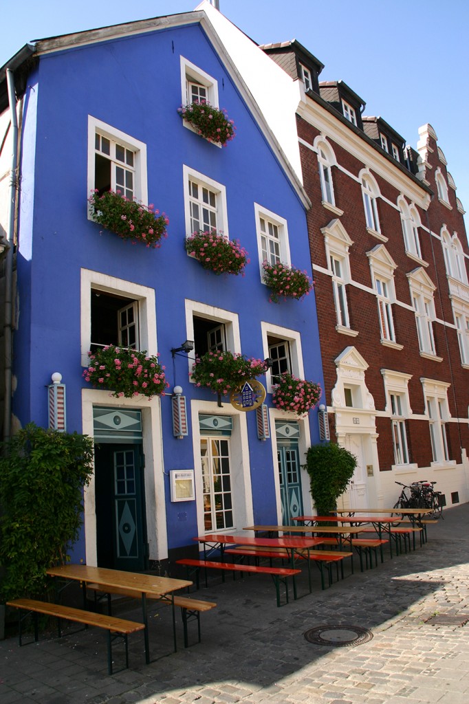 Eingang - Das Blaue Haus Münster