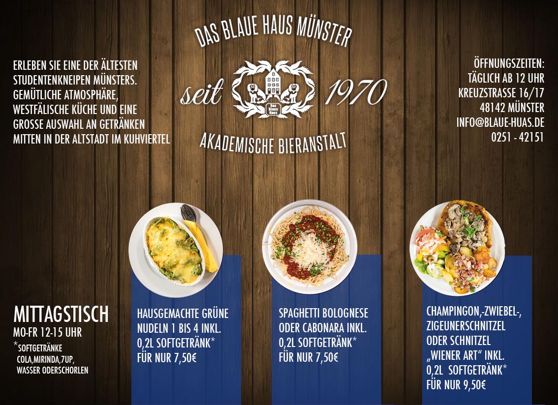 Mittagstisch Das Blaue Haus Munster